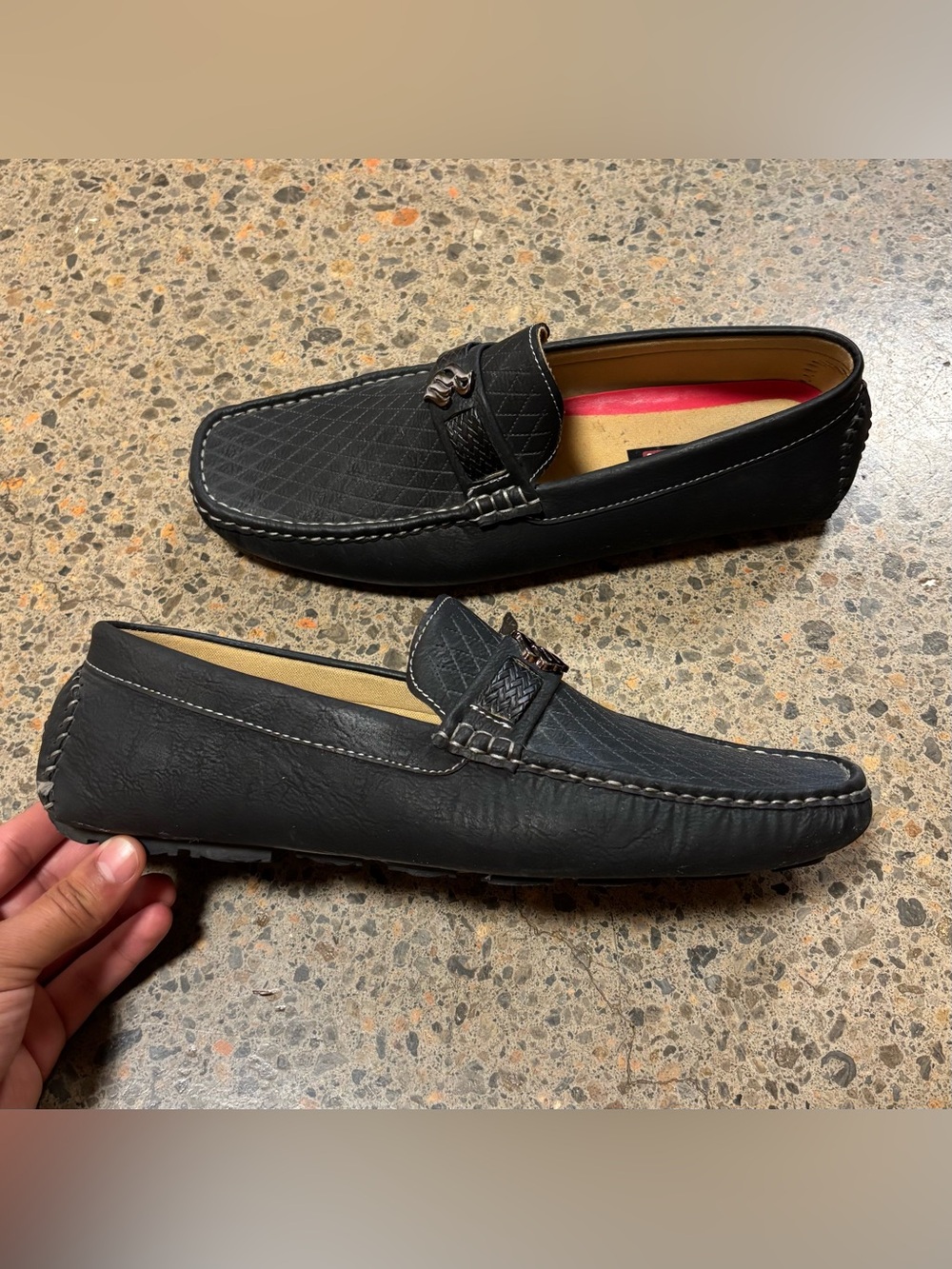 Rocawear Laker Dress Loafers (Men’s 11) Black, Gray, Grey, Slip On, Laceless